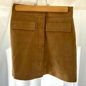 Reiss suede mini skirt